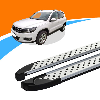 Seitenschweller passend für VW Tiguan ab Baujahr 09/2007-12/2016 SOMA Silber mit