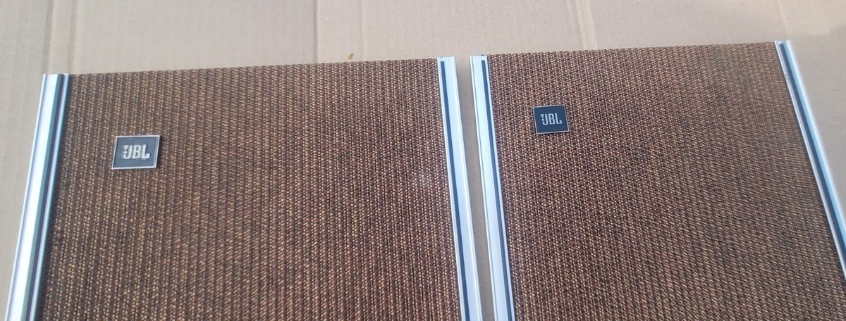 Vintage JBL L44 Lancer Speakers' Grills & Badges Pair LANSING | eBay