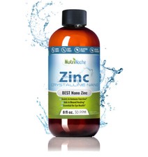 NutriNoche Liquid Zinc 99.99 Pure Nano Colloidal Supplement   Made in USA -8 oz