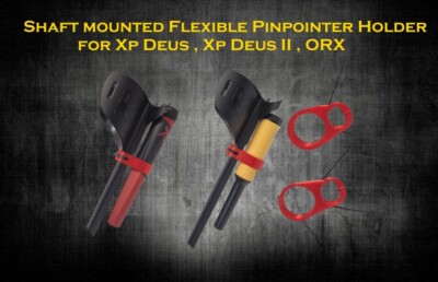 Wellenmontierter flexibler Pinpointer Halter für Deus, Deus II, ORX