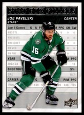 Joe Pavelski 2023-24 Upper Deck Series 1 Stat Box Fillers RC #SB-13 Dallas Stars