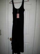 Women's Size XS Tencel Jersey Side Tie Black Dress NEW by Quince