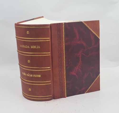 Sagrada Biblia Nacar Colunga ( 1944) ( 1? Edici?N) [Leather Bound] - Picture 3 of 7