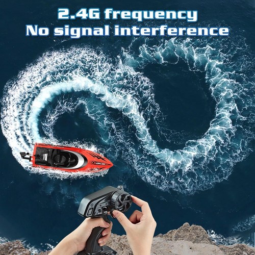 2,4GHz 20 KM/H High Speed RC Boot Ferngesteuertes Rennboot Speedboot Schiff Boat - Bild 12 von 20
