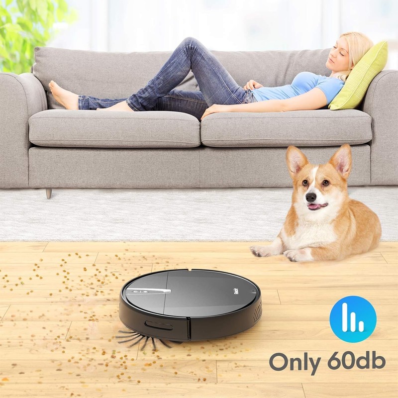 NEW Robit V3S Robotic Vacuum, Self-Charging for Pets, Carpet & Hardwood