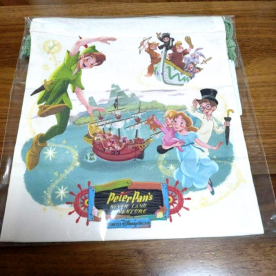 Japan Tokyo Disney Resort Pouch Peter Pan Neverland Adventure Fantasy Springs
