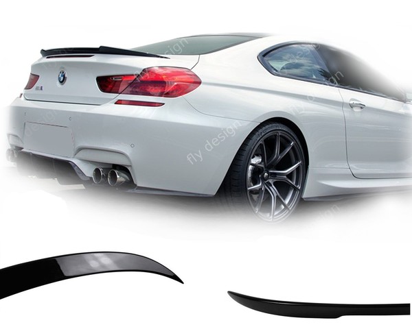Heckspoiler Passend FüR BMW 6Er F13: Schwarz Lackierter Heckspoiler-image