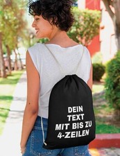 Sambosa Turnbeutel Mit Spruch - Baumwoll-Tasche 34x46cm In Verschiedenen Designs