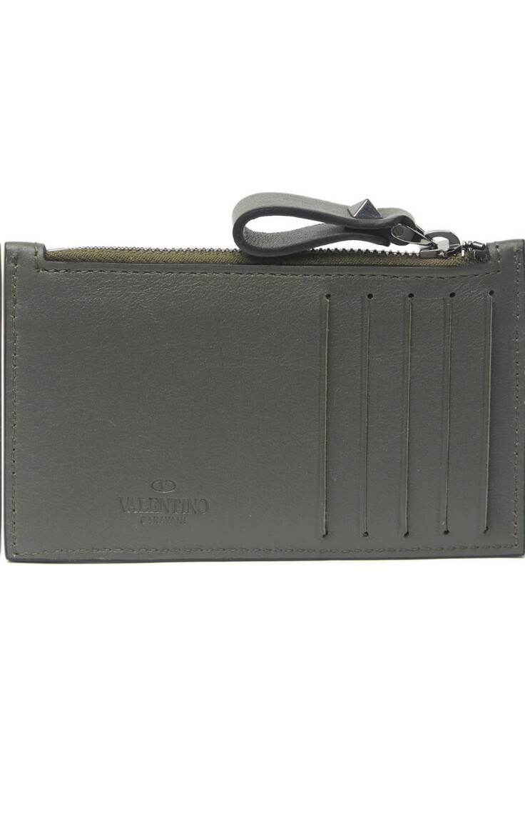 小物 VALENTINO GARAVANI wallet new, unused Men Unisex Authentic Valentino Garavani Rockstud Logo Bifold
