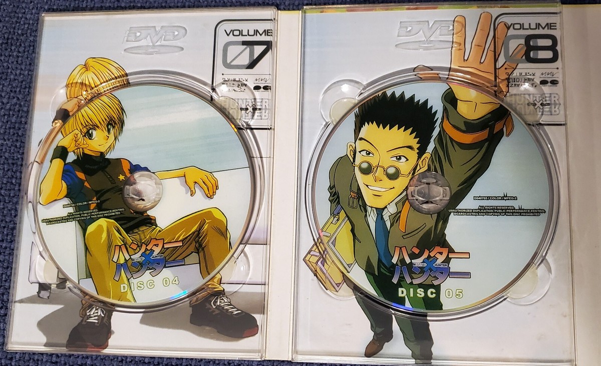 ☆RARE☆ HUNTERxHUNTER 1999 SEASON 3 DVD 4 DISC BOXSET FROM ☆RARE☆ HUNTERxHUNTER 1999 SEASON 3 DVD 4 DISC BOXSET FROM