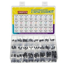 24 Values Electrolytic Capacitor Assortment Kit from 0.1uF to 1000uF 10V 16V 25V