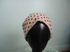 Baby Gap Beanie Fleece Hat Polka Dot Pom Pom Pink Size M / L
