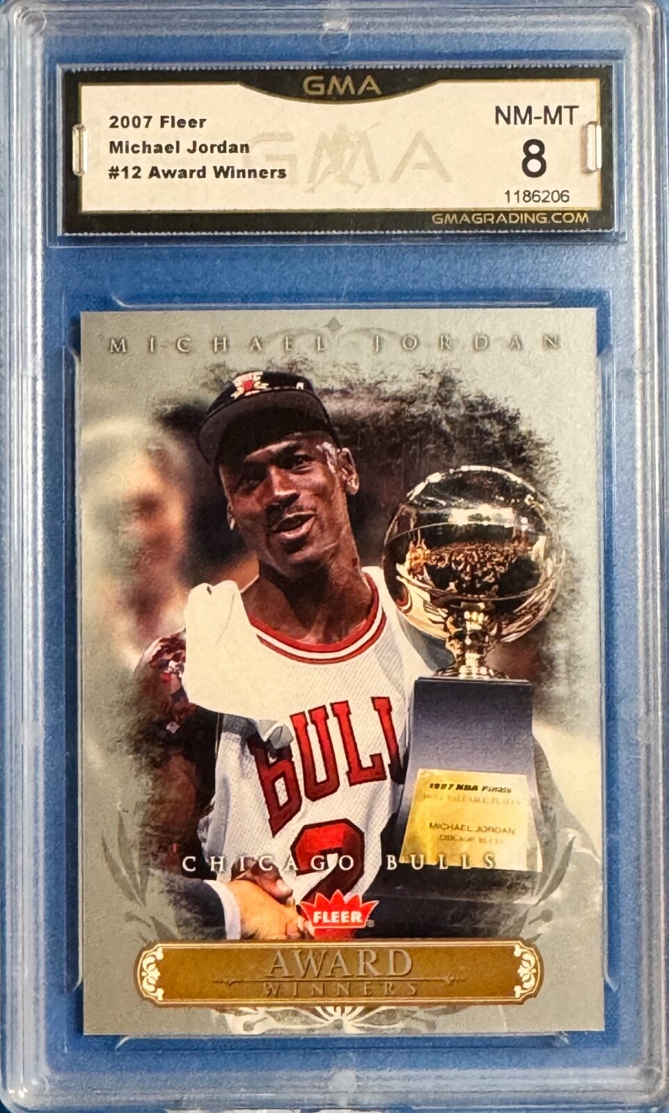 2007-08 Fleer Michael Jordan #12 Basketball Card