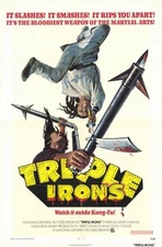 TRIPLE IRONS Movie POSTER 27x40 David Chiang Lung Ti Chung Wang Lei Cheng Feng