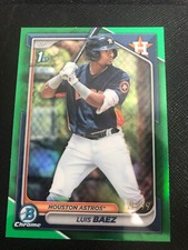 2024 Bowman Chrome Luis Baez 1st Green Refractor /99