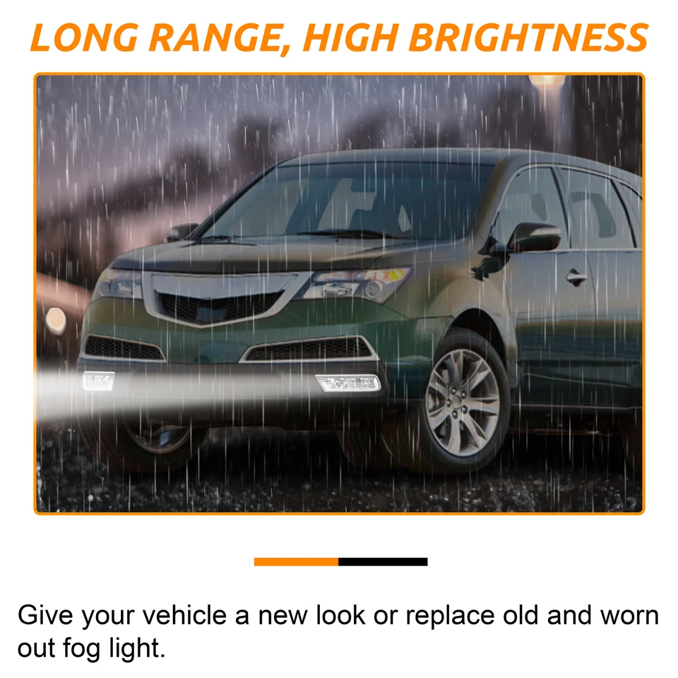 For 2010-2013 Acura MDX Right Passenger Side Clear Lens Fog Light Lamp AC2595101 - Image 3 of 4