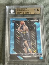 Michael Porter Jr 2018 Prizm Blue Ice Rookie /99 BGS 9.5 Rc #32