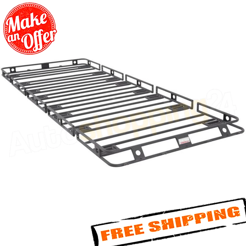 Smittybilt 50704 Defender Rack Welded One Piece Roof Rack 5 W x 7 L x 4