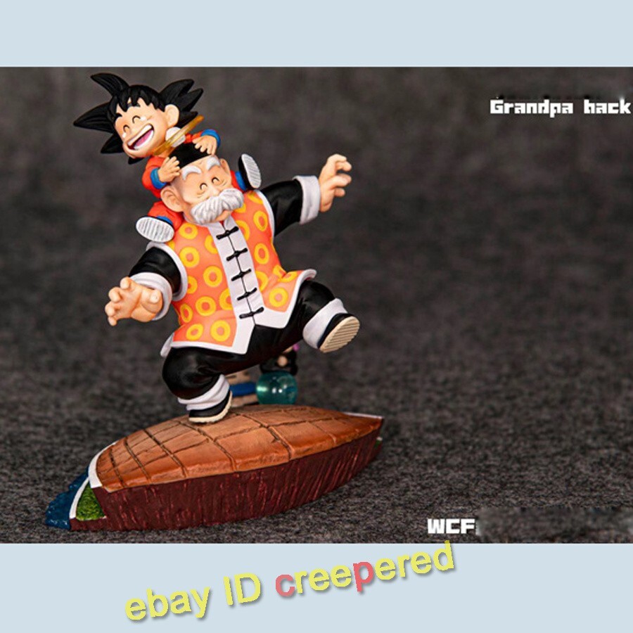 fox studio ドラゴンボール FOX Studio Dragon Ball Son Gohan & Goku Back Resin Model WCF size