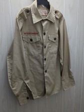 Boy Scouts of America Uniform Shirt Long Sleeve Tan Color See Measurements