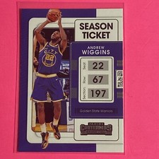 🔥🚨Andrew Wiggins Season Ticket NBA Contenders Golden State Warriors 🔥🚨
