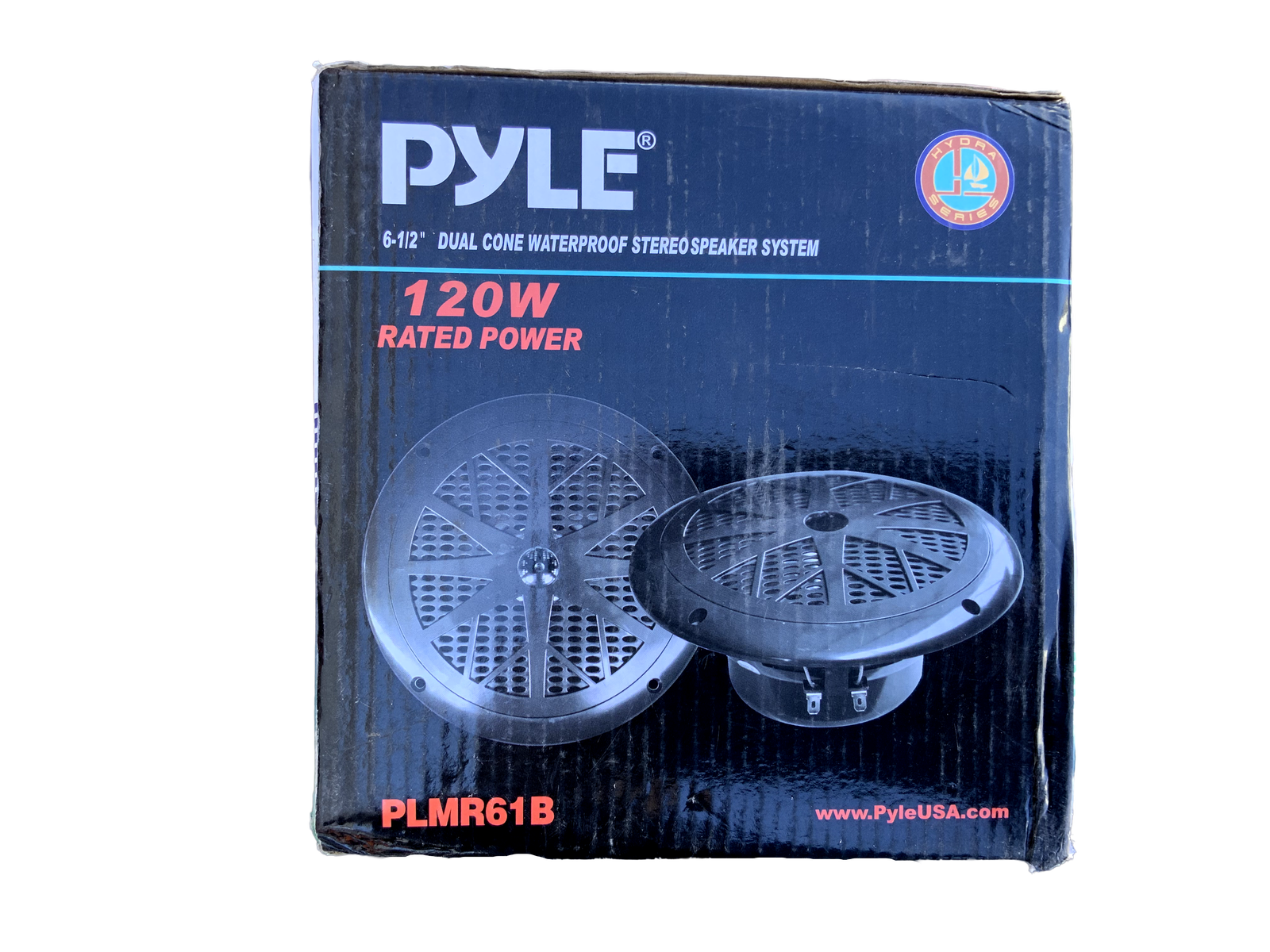 PYLE 6.5 Inch 120W Waterproof Marine Boat Car Audio Speakers-image