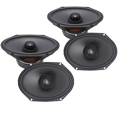 Sundown Car Audio E-Series 6x8'' 180W Peak 4 Ohm 2-Way Coaxial Speakers 4 Pack