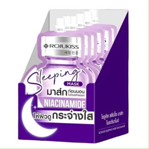 3 Sachets x 20 ml Rojukiss Sleeping Mask Niacinamide Radiant Moisturized Facial - Picture 8 of 8