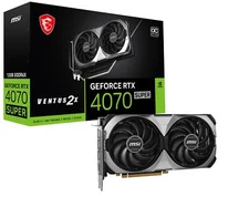 MSI Gaming NVIDIA RTX 4070 Super 12GB Ventus 2X OC Graphics Card GDRR6X 21 Gbps