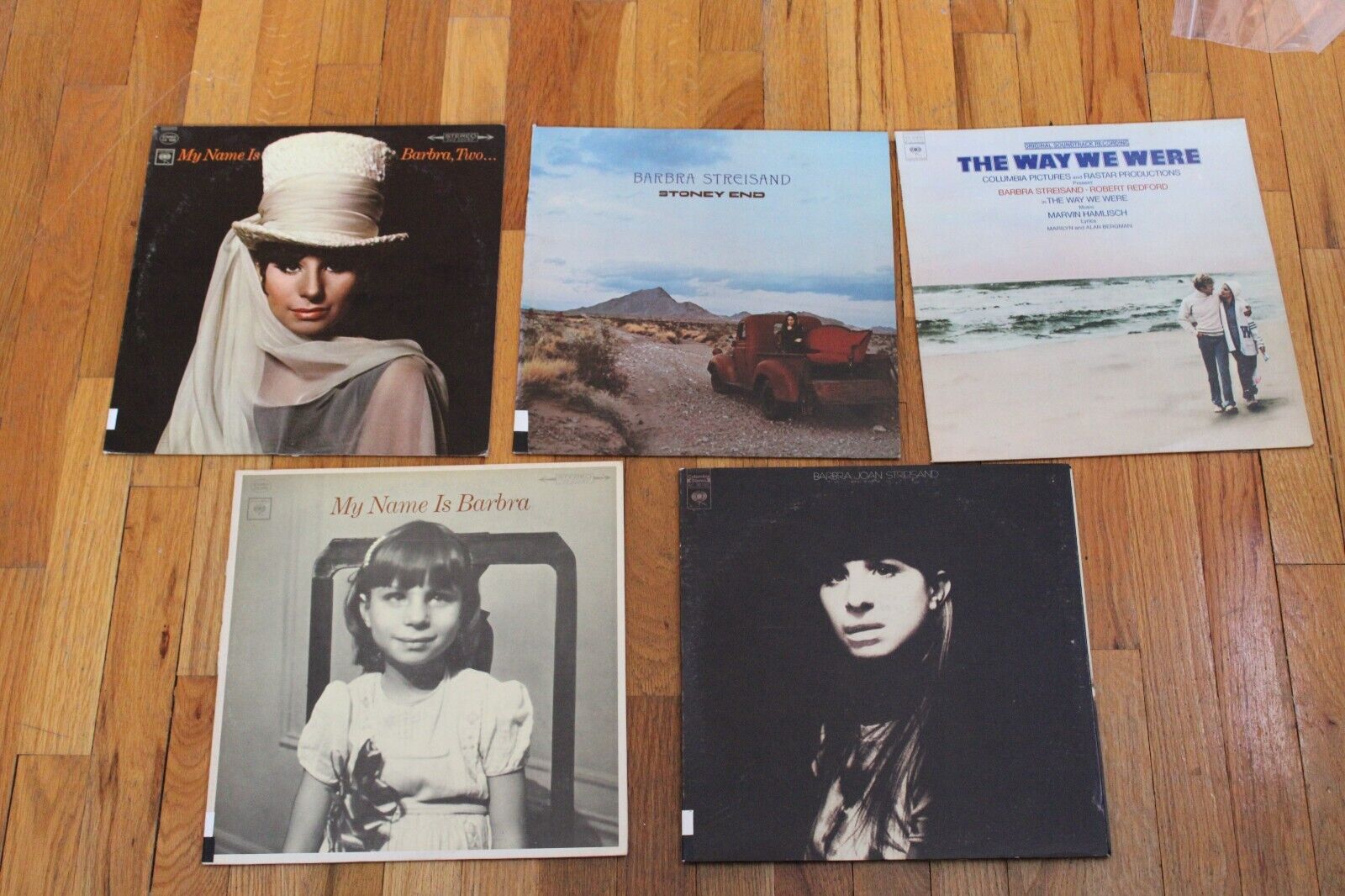 Barbra Streisand LP Lot of (5) Albums - Joan (Poster) Stoney End My Name is Two