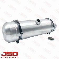 Universal 6 Gallons 8x28 Fuel Tank Wbaffle Aluminum Spun 14 Npt Round Gas Tank