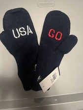 Team USA Mittens GO USA Official Winter Olympics Navy Blue