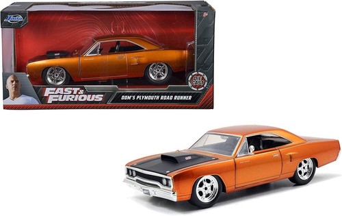JADA 97126 FAST & FURIOUS 7 DOM'S 1970 PLYMOUTH ROAD RUNNER 1:24 DIECAST COPPER - 第 7/7 張圖片