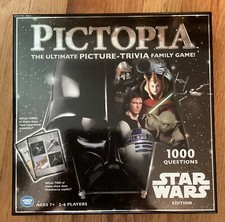 Pictopia Star Wars Edition Ultimate Trivia Family Board Game NEW Open Box Sealed