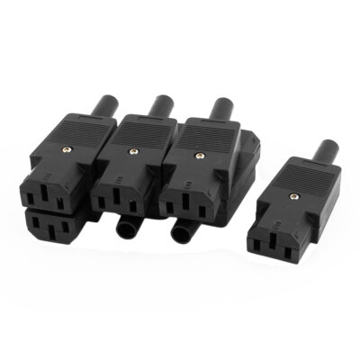 7Stk. AC 250V 10A IEC 320 C13 Buchse Power Netzanschluss Adapter Stecker