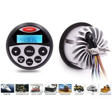 Waterproof Bluetooth Audio Boat Radio Marine Stereo MP3 player UTV ATV  Yacht