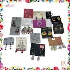 Lot of 14 Pairs 1928 Charming Charlie Simply Whispers Stud Dangle Earrings