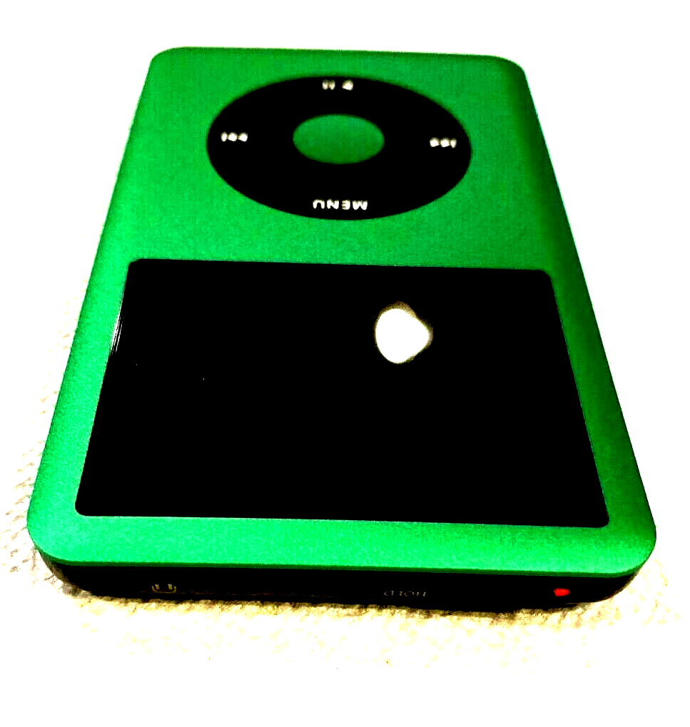 Apple iPod classic 7th Generation Green Black (256GB) Bundle