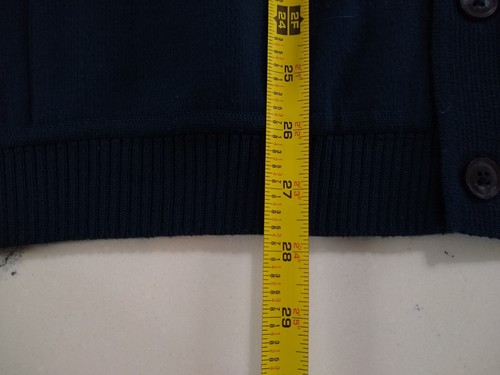 Vtg St. Croix Beige Knit Vintage Cardigan 100% Wool Sweater Men's XL Grandpa - Picture 8 of 11
