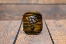 Pug - wooden wall hanger with image of a purebred dog, Art Dog USA