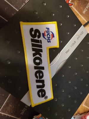 Silkolene Oil L Patch Racing Motorsport Stitch Iron On Patches Motorcycle Fuchs