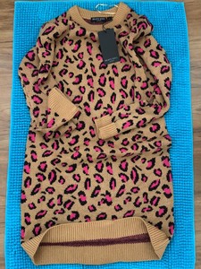 neon leopard dress