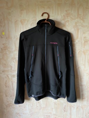 Norrona Narvik Warm2 Women's Size S Stretch Jacket Full Zip Jumper Black