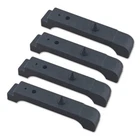 4Sets Radiator Pad Insulators Rubber Cushion Fit GM 1968-1982 Correct WITH METAL