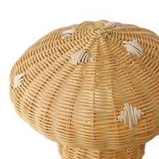 Nordlux Allie Tischlampe Braun Tischleuchte Kinderleuchte Rattan Lampe Leuchte