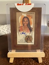 2023 Topps Allen & Ginter ARI CHAMBERS Mini Framed Auto Basketball Reporter NBA
