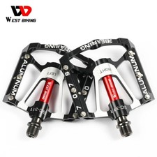 WEST BIKING 3 Sealed Bearing Bicycle Pedals Aluminum Cycling Bike Pedals 9/16 in