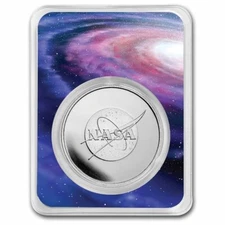 2022 Mesa Grande 1 oz .999 fine Silver $10 NASA Meatball Logo BU in TEP Fun Gift