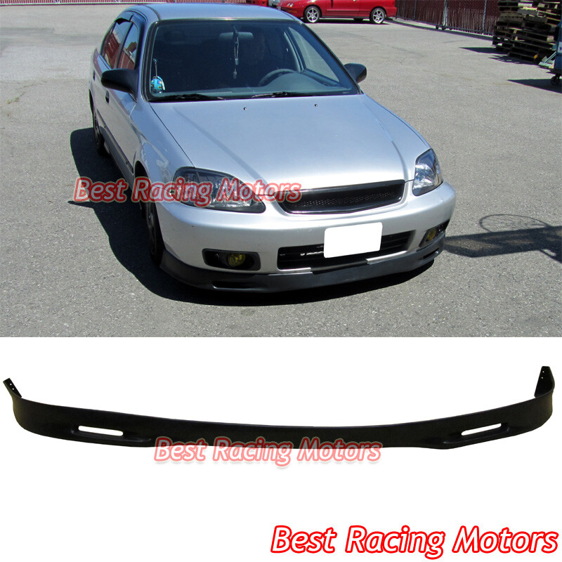 For 1999-2000 Honda Civic 2/3/4dr SPN Style Front Bumper Lip