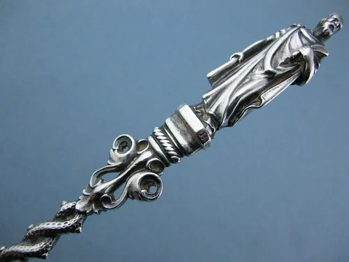 Rare Sterling GORHAM 6 1/2" Spoon BARTHOLOMEW the Apostle handle c1889